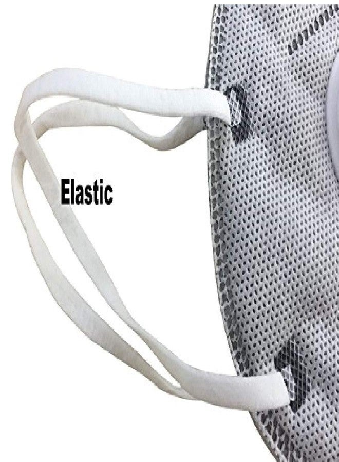 VRITRAZ PM 2.5 Kids Child Children Anti-Pollution Activated Carbon Face Mask with Breathing Valve (Blue, Pack of 2) - Image 4